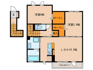 キャム月見山Ⅲの物件間取画像